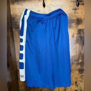 Large Blue Nike basketball shorts
